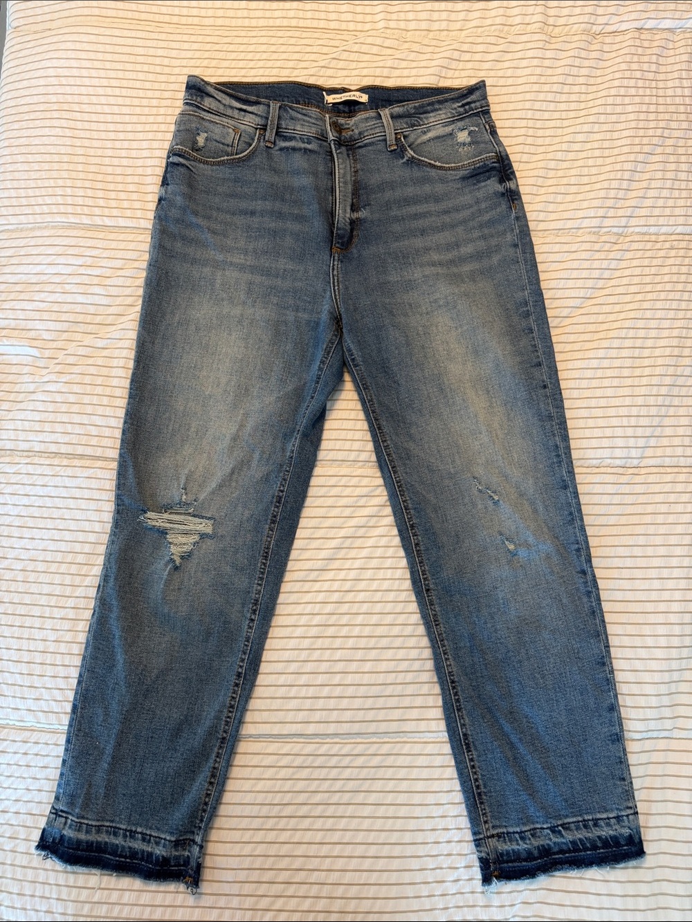 Whetherly Blue Denim Slim Jeans